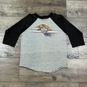 Vintage 80s The Doobie Brothers 1974 Farewell Concert Tour Shirt Raglan - Large